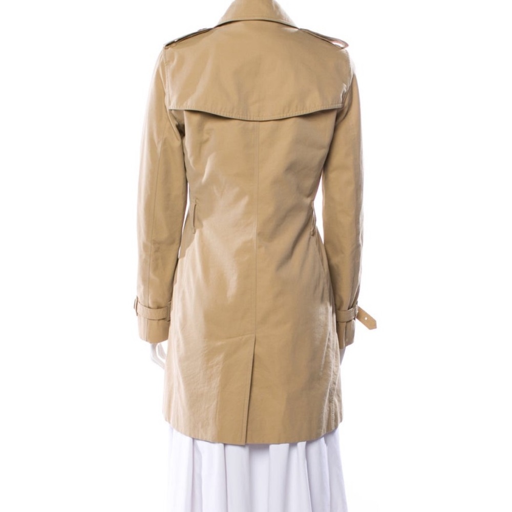 Burberry Tan Double-Breasted Trench Coat - Picture 3 of 3